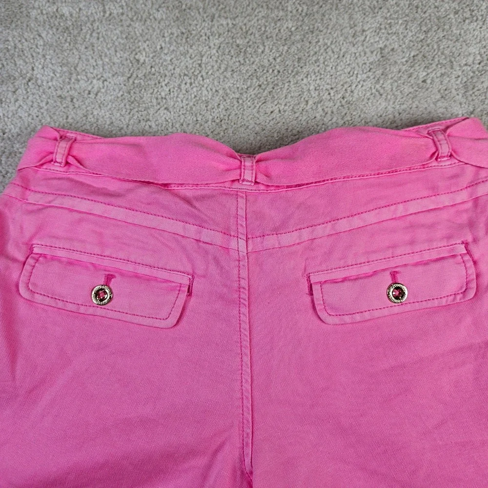 Women's NWT's Y2K Juicy‎ Couture Ultra Light Fuchsia Boyfriend Shorts Size 2